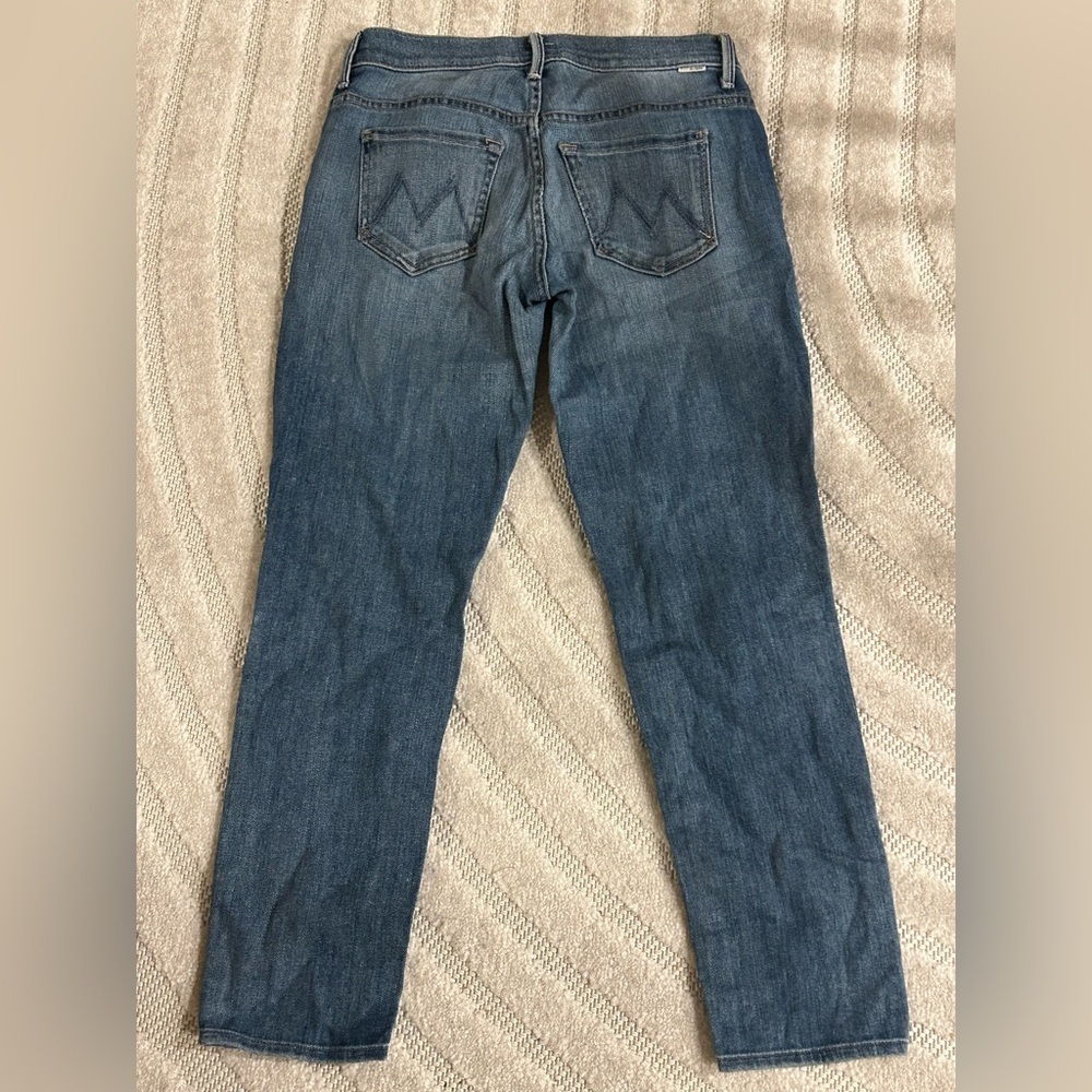Mother Skinny Not Skinny Jeans in Blue Skies Tomorrow - Size 25 - Picture 8 of 12
